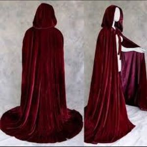 Red cloak perfect for Halloween!